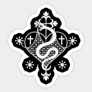 Marie Laveau Sigil Veve Voodoo Hoodoo Sticker